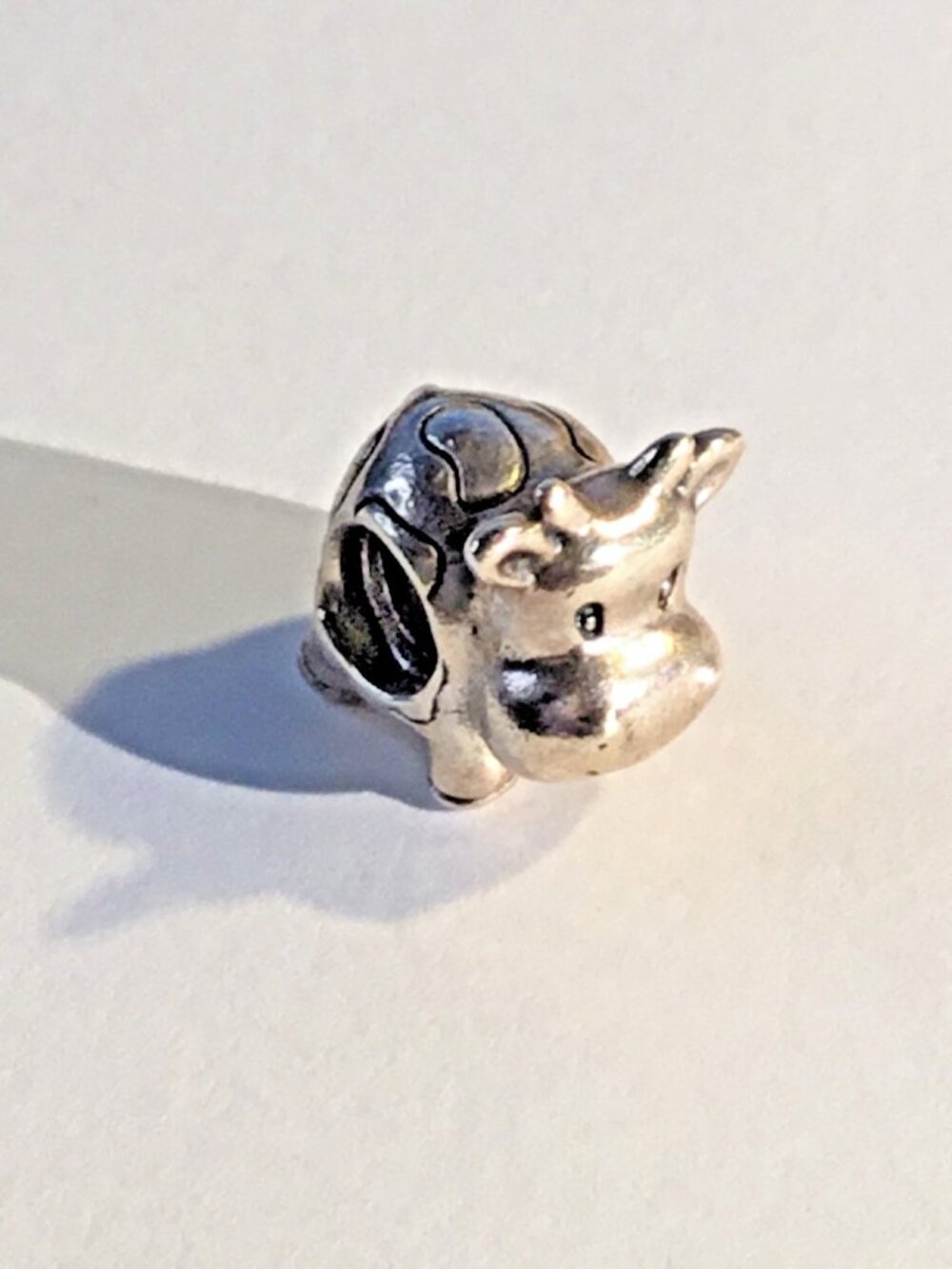 Pandora Retired Sterling Silver Cow Animal Bead - 790565==NICE ONE